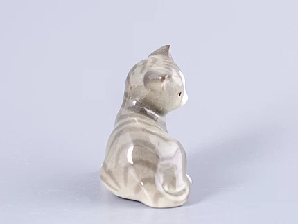 Скульптура Котенок Парамоша серый арт. 82.50636.00.1