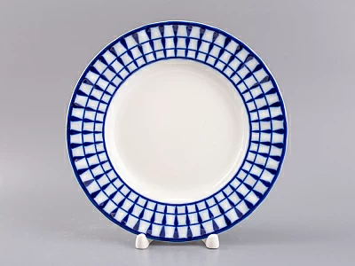 Тарелка мелкая 180 форма Шатровая рисунок Классик, арт.80.99807.00.1