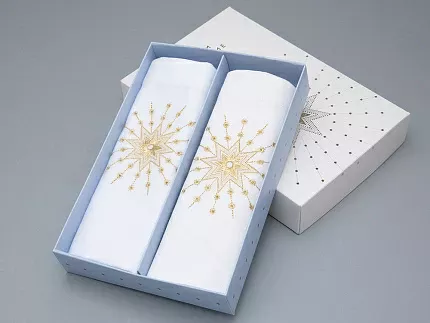 Комплект салфеток 45х45 с Вышивкой Звезда (2шт) арт 14.01074.03