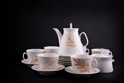 Сервиз чайный форма Молодежная, рисунок Сентябрь на 6 персон 20 предметов, арт 61.21023.00.1 Сервиз чайный форма Молодежная, рисунок Сентябрь на 6 персон 20 предметов, арт 61.21023.00.1