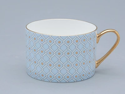 Чашка с блюдцем 250 мл форма Идиллия рисунок Азур 2 арт. 81.26829.00.1