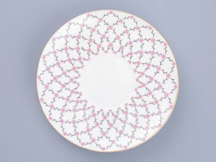 Чашка с блюдцем кофейная 165 мл форма форма Майская рисунок Розовая сетка арт. 81.13631.00.1, 