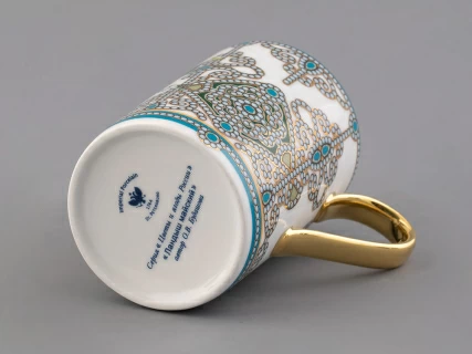 Бокал 400 мл в подарочной упаковке, форма Соло, рисунок Ландыш майский, арт. 81.32710.00.1, 