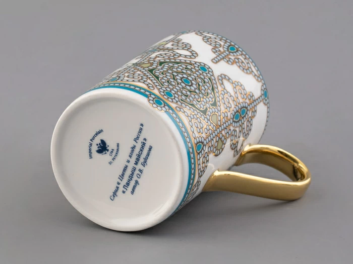 Бокал 400 мл в подарочной упаковке, форма Соло, рисунок Ландыш майский, арт. 81.32710.00.1, 