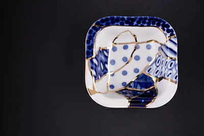 Салатник 350 мл рисунок Байкал, на форме Молодежная арт 60.14036.00.1