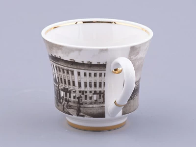 Чашка с блюдцем чайная, форма Банкетная, рисунок Великолепный Невский Дворцовая Площадь, арт. 81.32685.00.1 Чашка с блюдцем чайная, форма Банкетная, рисунок Великолепный Невский Дворцовая Площадь, арт. 81.32685.00.1