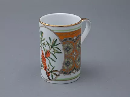 Бокал 400 мл в подарочной упаковке, форма Соло, рисунок Облепиха сибирская, арт. 81.33949.00.1