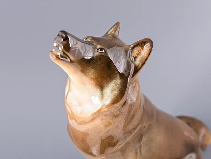 Скульптура Волк сидящий арт. 82.06370.00.1 Скульптура Волк сидящий арт. 82.06370.00.1