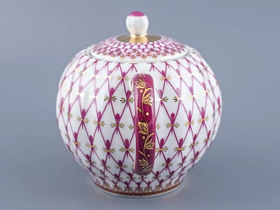 Сахарница форма Тюльпан рисунок Сетка-Блюз арт. 80.86208.00.1 Сахарница форма Тюльпан рисунок Сетка-Блюз арт. 80.86208.00.1