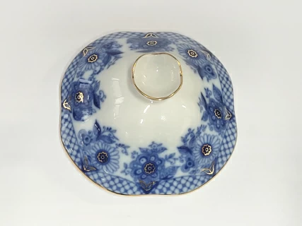 Крышка к чашке форма Гирлянда, рисунок Подарочная-2, арт 80.09443.00.1, 