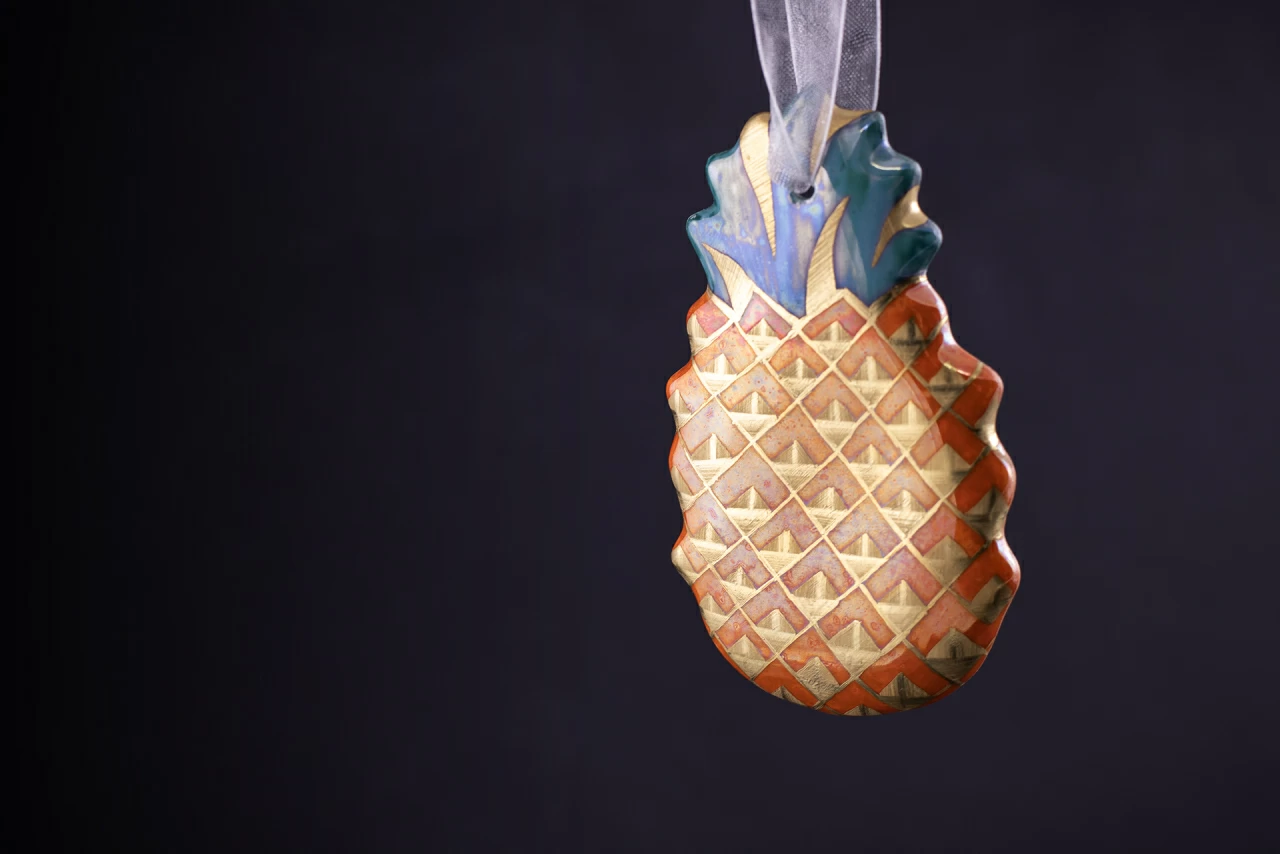 Елочная игрушка Ананас, арт 60.14691.00.1, 