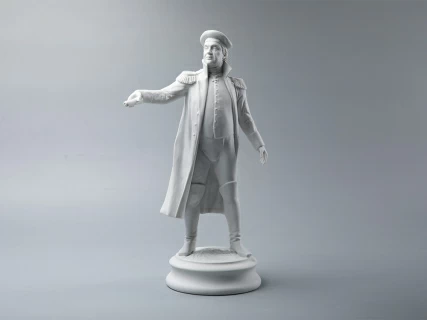 Подарочный набор Генерал-фельдмаршал Кутузов М.И. 1745 г. Белый бисквит арт. 81.31283.00.1, 