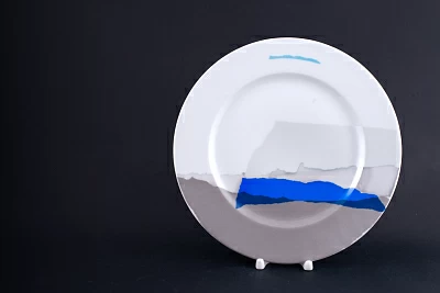 Тарелка 215 мм Февраль, на форме Европейская 2, арт 60.15568.00.1 Тарелка 215 мм Февраль, на форме Европейская 2, арт 60.15568.00.1