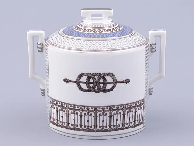 Сервиз чайный на 6 персон 21 предмет, форма Гербовая, рисунок Серебряный город, арт. 81.32583.00.1 Сервиз чайный на 6 персон 21 предмет, форма Гербовая, рисунок Серебряный город, арт. 81.32583.00.1