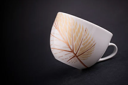 Чашка для бульона, рисунок Сентябрь, форма Молодежная, арт 70.02006.00.1 Чашка для бульона, рисунок Сентябрь, форма Молодежная, арт 70.02006.00.1