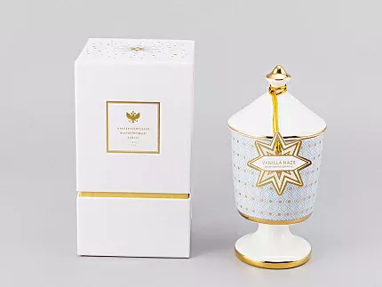 Подарочный Набор Свеча ароматическая рисунок Азур 2 аромат Ваниль Пачули арт. 81.32057.00.1