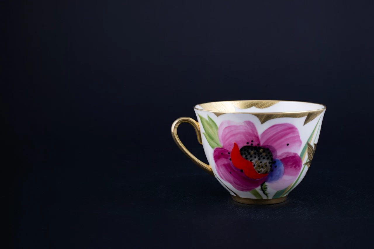 Сервиз чайный Маковый Цветок на форме Весенняя, арт 61.20970.00.1, 