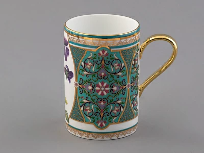 Бокал 400 мл в подарочной упаковке, форма Соло, рисунок Фиалка надрезанная, арт. 81.32711.00.1 Бокал 400 мл в подарочной упаковке, форма Соло, рисунок Фиалка надрезанная, арт. 81.32711.00.1