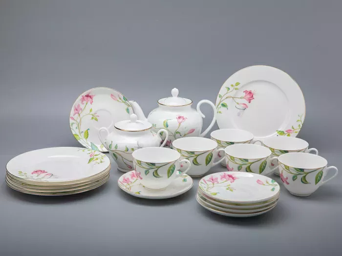 Сервиз чайный форма Весенняя 2 рисунок Сад мечты,  6 персон 20 предметов, арт. 81.30687.00.1, 