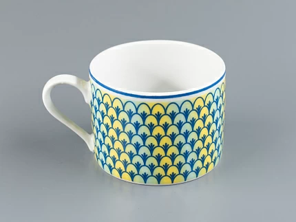 Чашка чайная 265 мл форма Соло, рисунок Azzurro, арт 80.37134.00.1 Чашка чайная 265 мл форма Соло, рисунок Azzurro, арт 80.37134.00.1