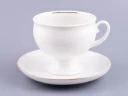Чашка с блюдцем чайная 360 мл форма Классическая рисунок Золотой кантик арт. 81.15302.00.1, 