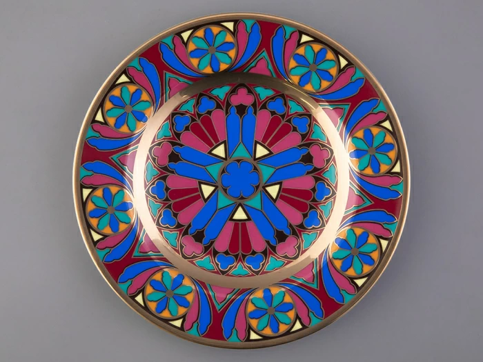 Тарелка декоративная 270 мм Европейская, в подарочной упаковке, рисунок Готическая 7 арт. 81.25628.00.1, 