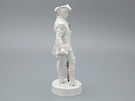 Скульптура Мушкетер эпохи Елизаветы Петровны, в подарочной упаковке, рисунок Белый бисквит, арт 81.31944.00.1