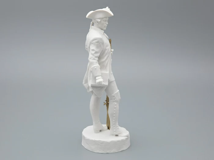 Скульптура Мушкетер эпохи Елизаветы Петровны, в подарочной упаковке, рисунок Белый бисквит, арт 81.31944.00.1, 