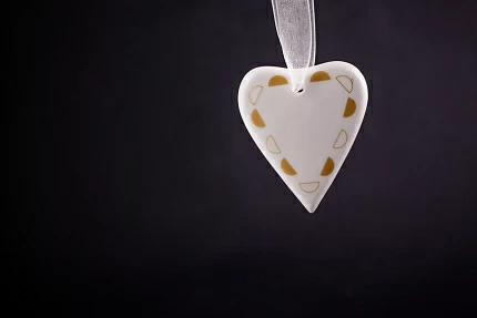 Елочная игрушка Сердечко, Луна-парк, арт 60.16092.00.1