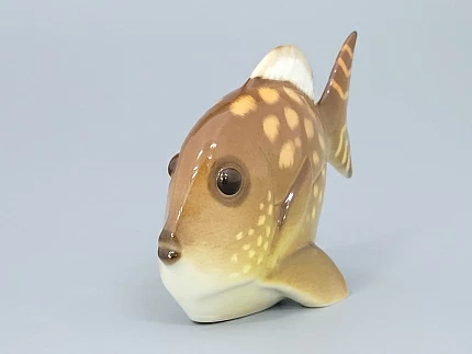 Скульптура форма Рыба-бабочка малого размера рисунок Желтый, арт. 82.50095.00.1