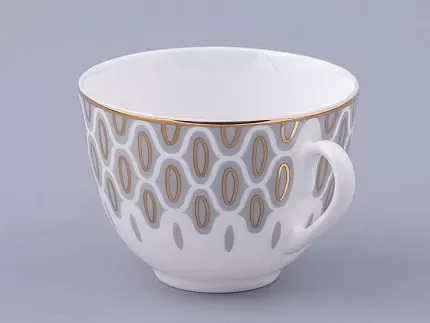 Чашка с блюдцем чайная форма Весенняя 2 рисунок Саламандра Грей, арт. 81.31631.00.1