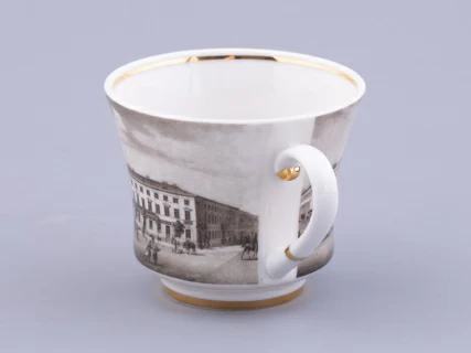 Чашка с блюдцем чайная, форма Банкетная, рисунок Великолепный Невский Малая Конюшенная, арт. 81.32686.00.1, 