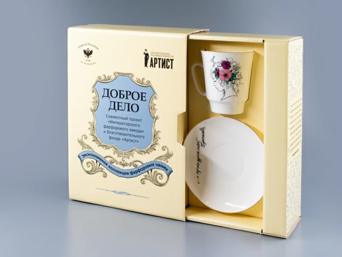 Чашка с блюдцем 165 мл, форма Майская, рисунок И пусть душа поет… , арт. 81.24578.00.1,  Чашка с блюдцем 165 мл, форма Майская, рисунок И пусть душа поет… , арт. 81.24578.00.1,