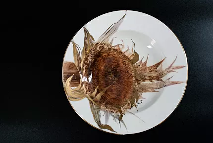 Тарелка 210 мм Позднее солнце, на форме Премиум, арт 40.03269.00.1