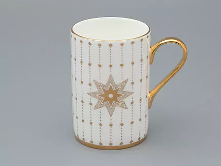 Бокал 400 мл форма Идиллия рисунок Азур золотой, артикул 80.49792.00.1