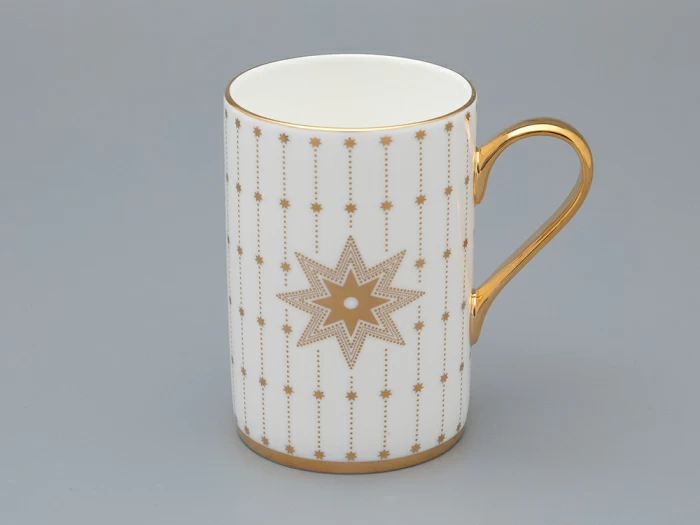 Бокал 400 мл форма Идиллия рисунок Азур золотой, артикул 80.49792.00.1, 