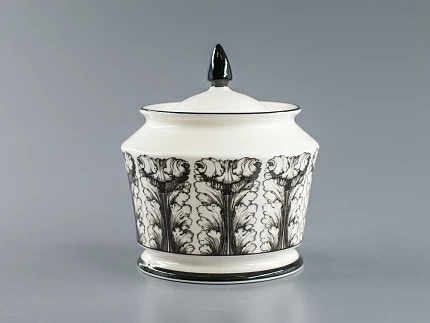 Подарочный набор сахарница форма Юлия рисунок Сысоев. Волшебный сад арт. 81.30908.00.1