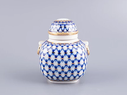 Чайница Колечко Кобальтовая сетка арт. 80.59156.00.1 Чайница Колечко Кобальтовая сетка арт. 80.59156.00.1