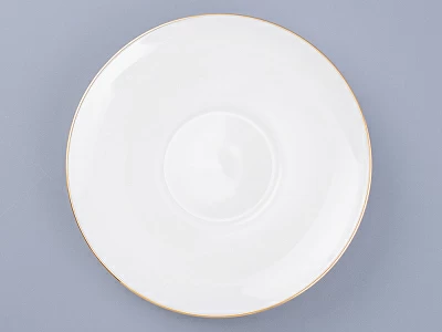 Чашка с блюдцем кофейная 175 мл форма Одуванчик рисунок Золотой кантик  арт. 81.13552.00.1