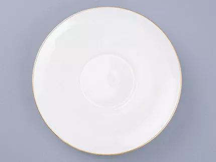 Чашка с блюдцем кофейная 175 мл форма Одуванчик рисунок Золотой кантик  арт. 81.13552.00.1