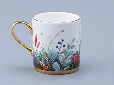 Чашка с блюдцем кофейная 115 мл, форма Идиллия, рисунок Календа, арт 81.34480.00.1 Чашка с блюдцем кофейная 115 мл, форма Идиллия, рисунок Календа, арт 81.34480.00.1