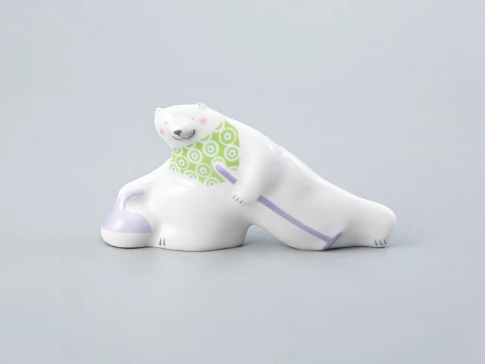 Скульптура форма Медведь-керлингист рисунок Медведь-керлингист арт. 82.78216.00.1, 