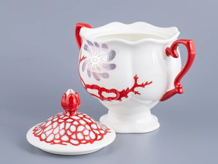 Сахарница форма Наташа, рисунок Сокровища моря арт. 80.60823.00.1,  Сахарница форма Наташа, рисунок Сокровища моря арт. 80.60823.00.1,