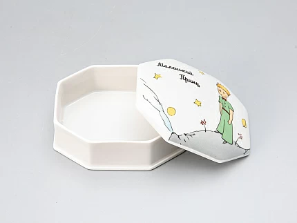 Туалетная коробочка форма Граненая, рисунок Принц на планете, арт 80.82814.00.1