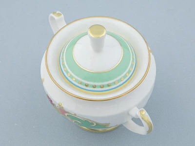 Сервиз чайный форма Айседора рисунок Аквамарин 6 персон 14 предметов арт. 81.30906.00.1