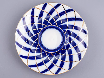 Чашка с блюдцем чайная 250 мл форма Весенняя рисунок Кокон арт. 81.15073.00.1