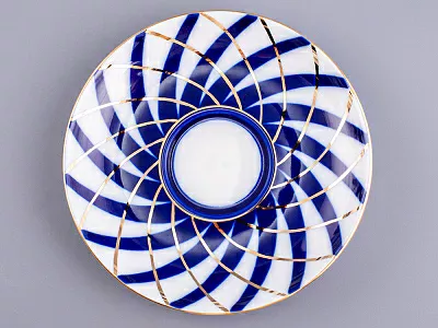 Чашка с блюдцем чайная 250 мл форма Весенняя рисунок Кокон арт. 81.15073.00.1