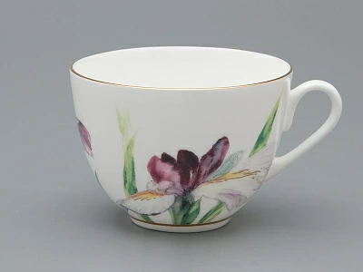 Чашка с блюдцем L’Art des Fleurs в подарочной упаковке, форма Весенняя 2, рисунок Роузи, арт 81.33402.00.1