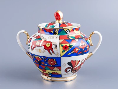 Сахарница форма Весенняя Народные Узоры арт. 80.60811.00.1