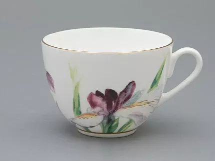 Чашка с блюдцем L’Art des Fleurs  в подарочной упаковке, форма Весенняя 2, рисунок  Роузи, арт 81.33402.00.1